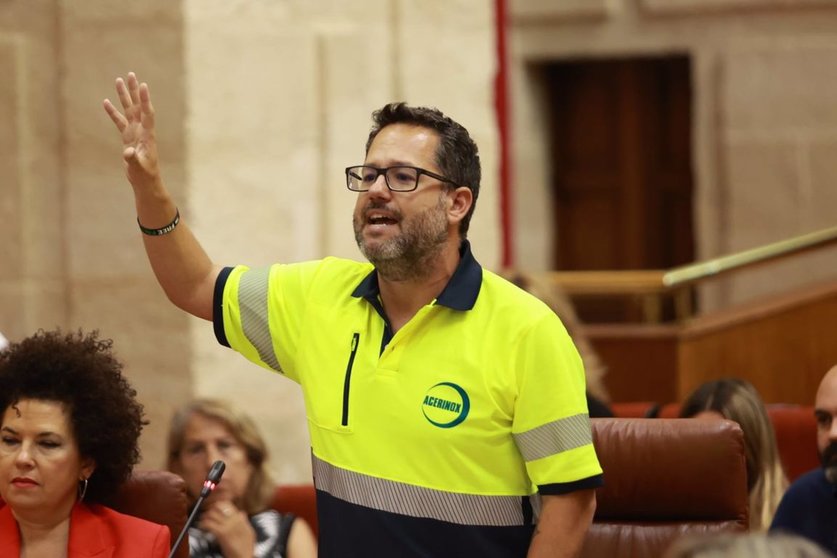 José Ignacio García interviene en el Parlamento