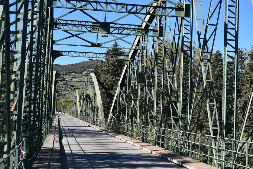Puente de Hierro sobre el río Guadiaro