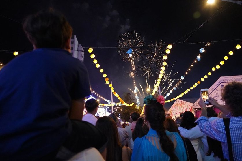 Los fuegos artificiales en el real