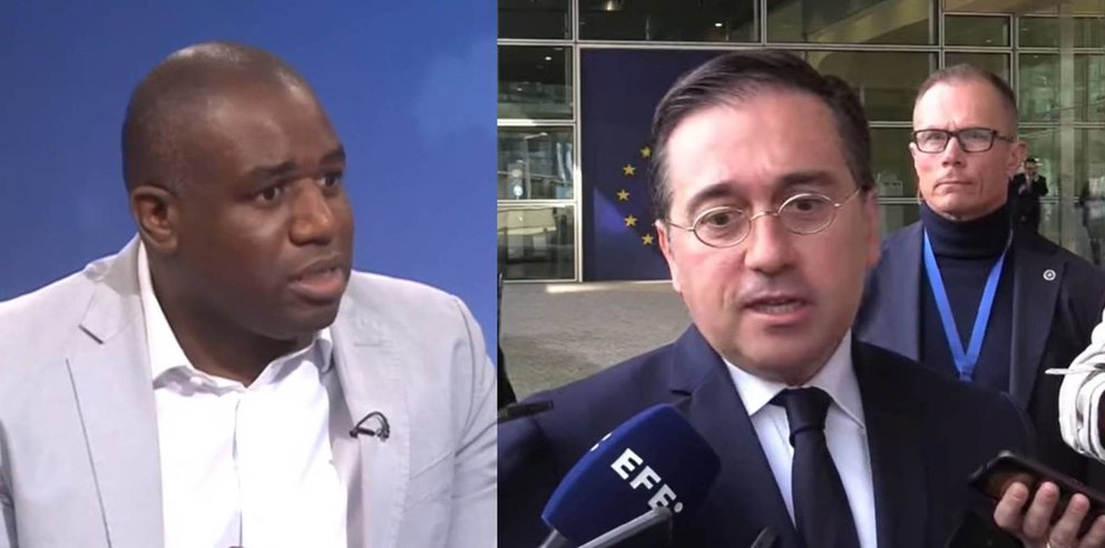 David Lammy y José Manuel Albares