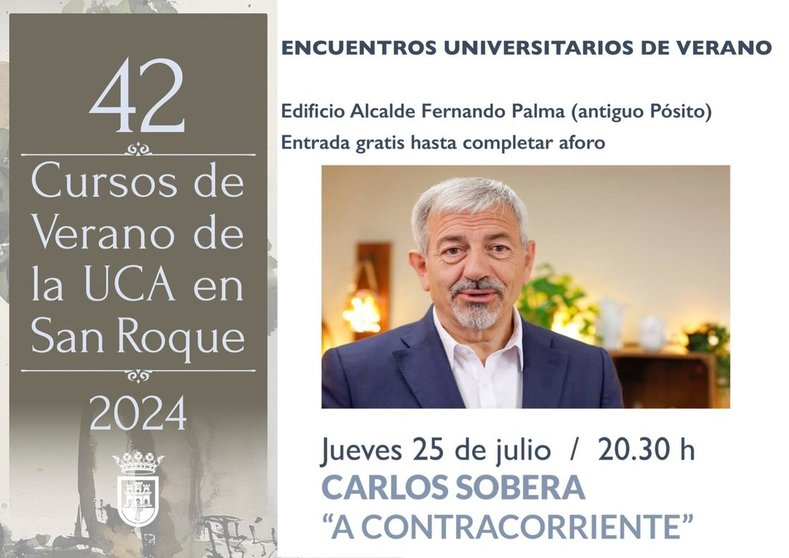 2024 cartel Carlos Sobera curso