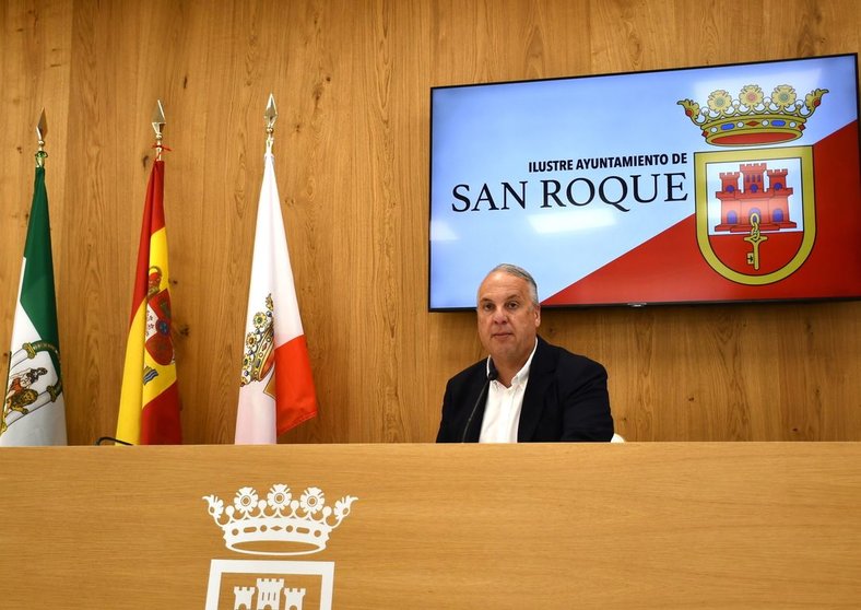 Juan Carlos Ruiz Boix, en el Ayuntamiento de San Roque